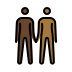 people holding hands, dark skin tone, medium-dark skin tone